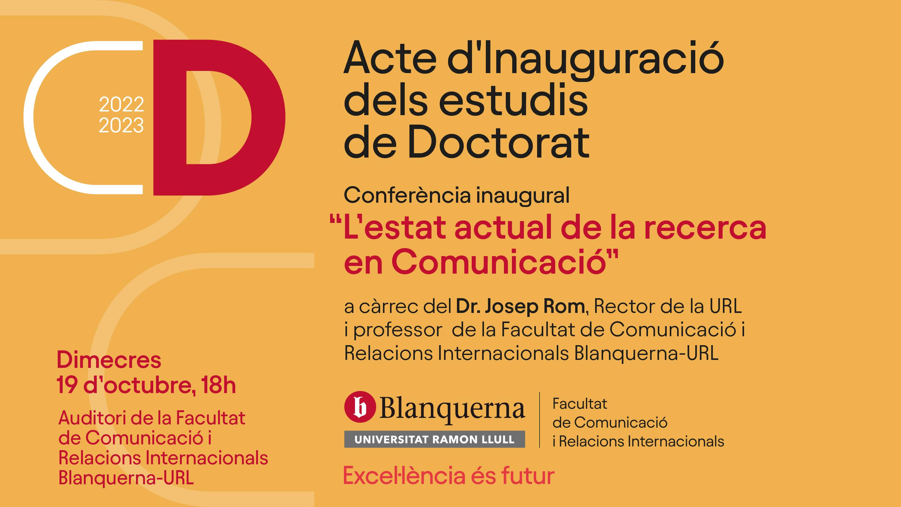 Inauguració doctorat