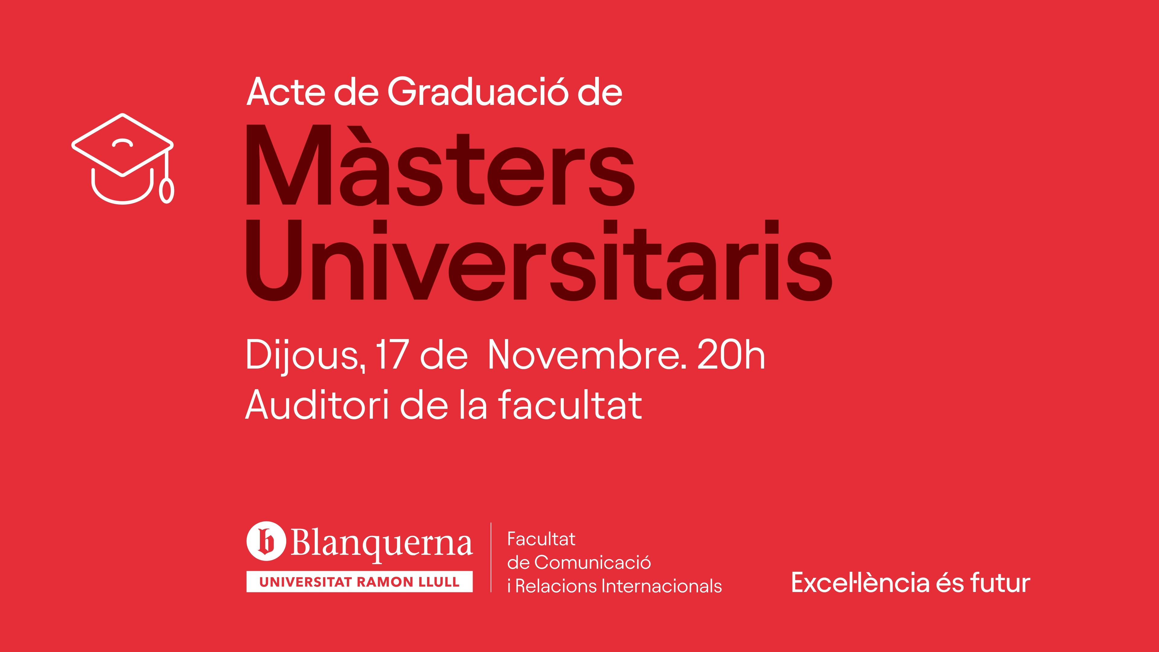 Màsters Universitaris