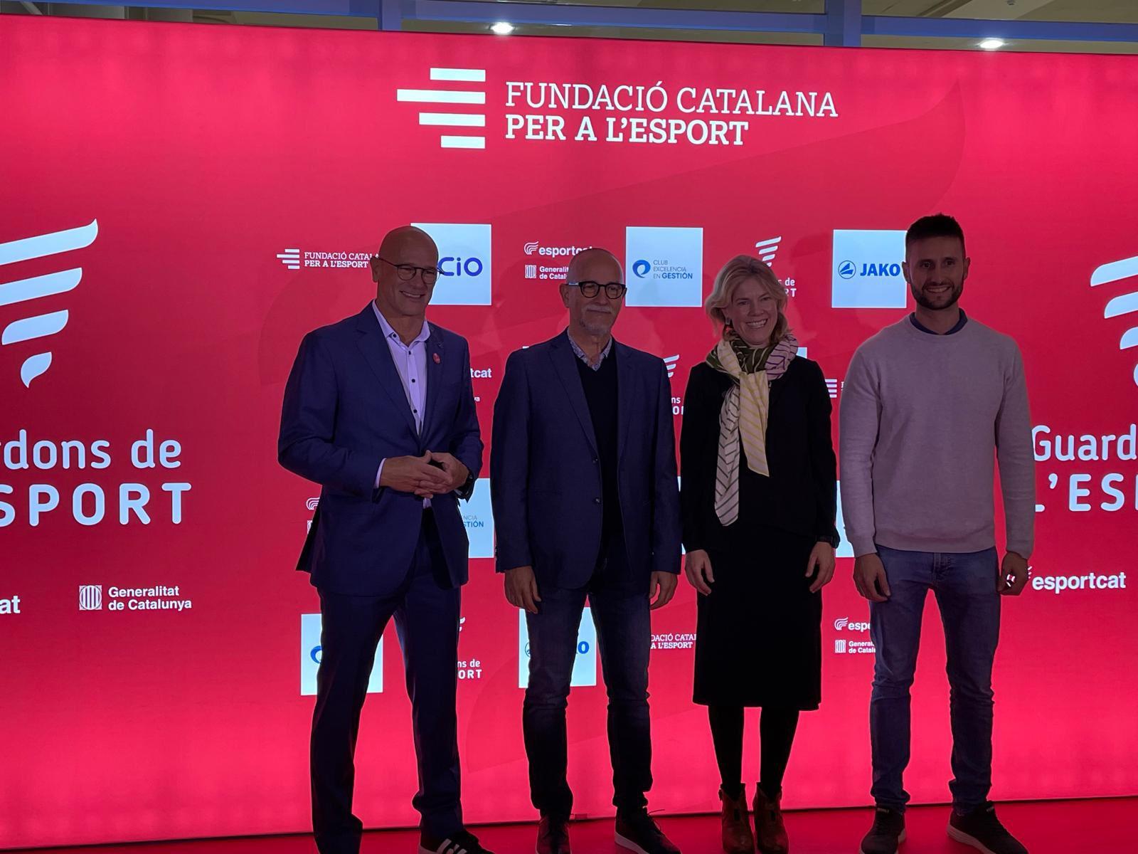 Enric Sebastiani, Raul Romeva i Maria Giné