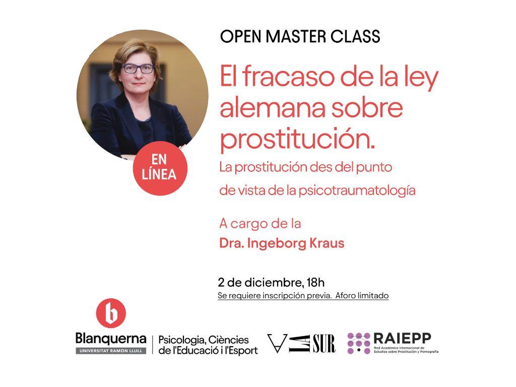 Cartell Open Master Class desembre