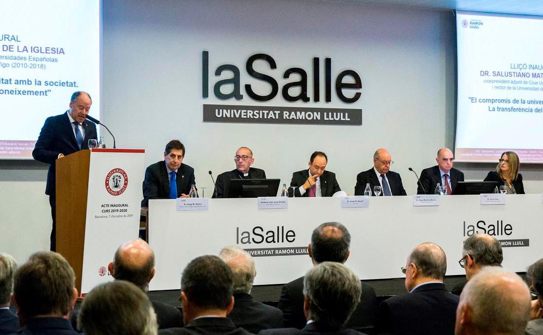 El rector de la URL subratlla la bona evolució de tots els indicadors de la Universitat i comparteix les principals reflexions de futur per encarar el nou curs