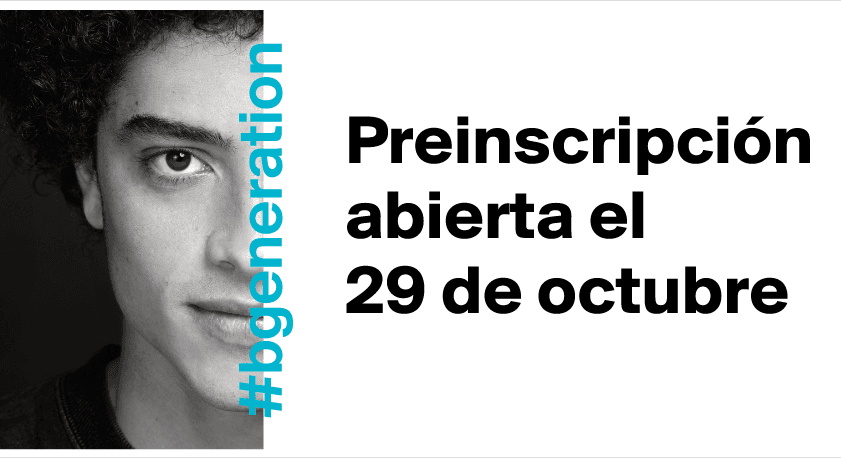 El 29 de octubre se abre el periodo de preinscripción para el curso 2020-2021