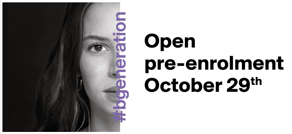 Pre-enrolment opened from 29th October for 2020-2021 courses