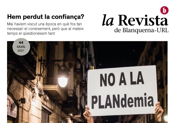 Blanquerna-URL publica un nou número de La Revista de Blanquerna