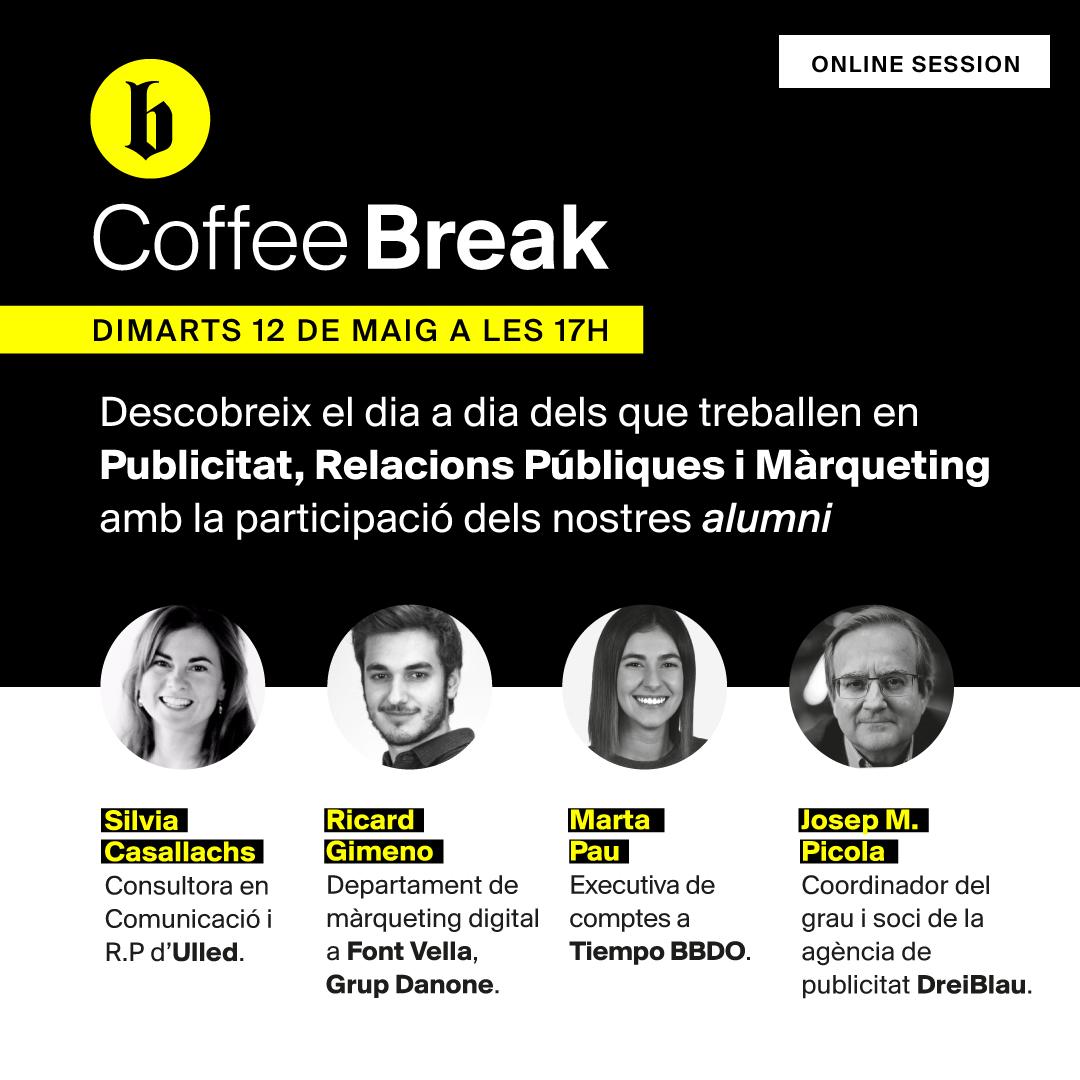 Coffee Breaks: Encuentros para los futuros profesionales de Blanquerna