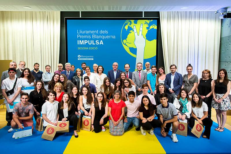 L'Institut Montgròs de Sant Pere de Ribes, l’Escola Sant Ramon Nonat de Collblanc, i l’Escola Vedruna de Gràcia són els guanyadors de la segona edició dels Premis Blanquerna Impulsa