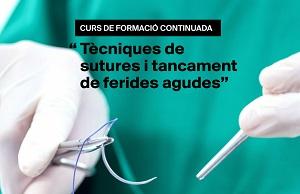 curs en Tècniques de sutures i tancament de ferides agudes