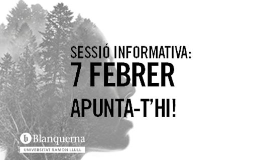 Blanquerna-URL organiza la segunda sesión informativa el jueves 7 de febrero