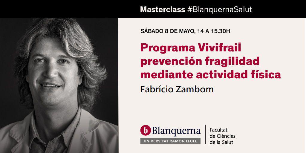 Masterclass: "Programa Vivifrail: prevención fragilidad mediante actividad física"