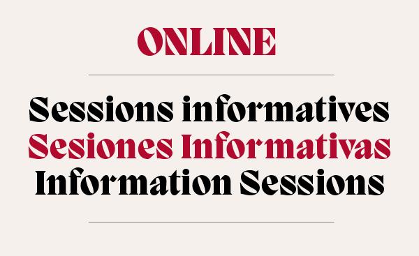 sessions informatives online