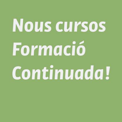 Nous cursos de Formació Continuada en Salut