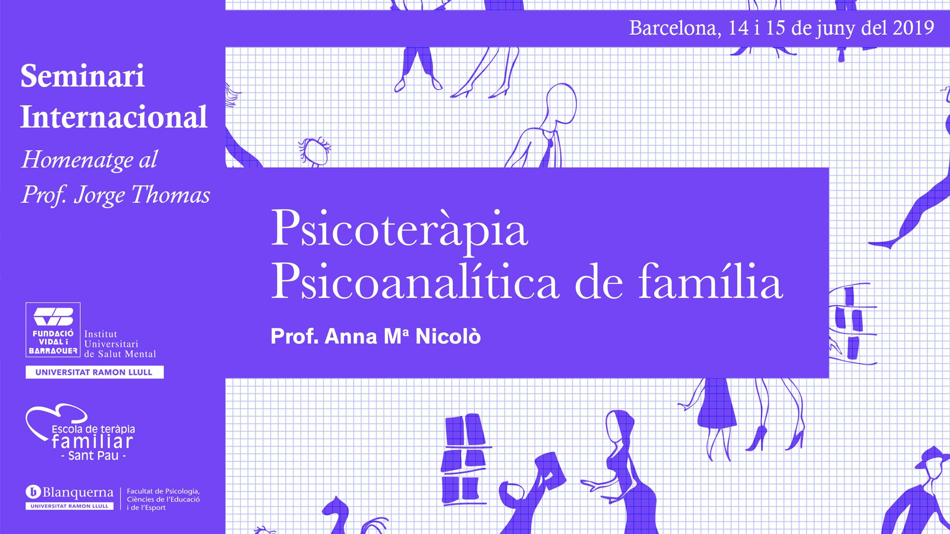 Seminari Internacional de psicoteràpia amb Anna Mª Nicolò