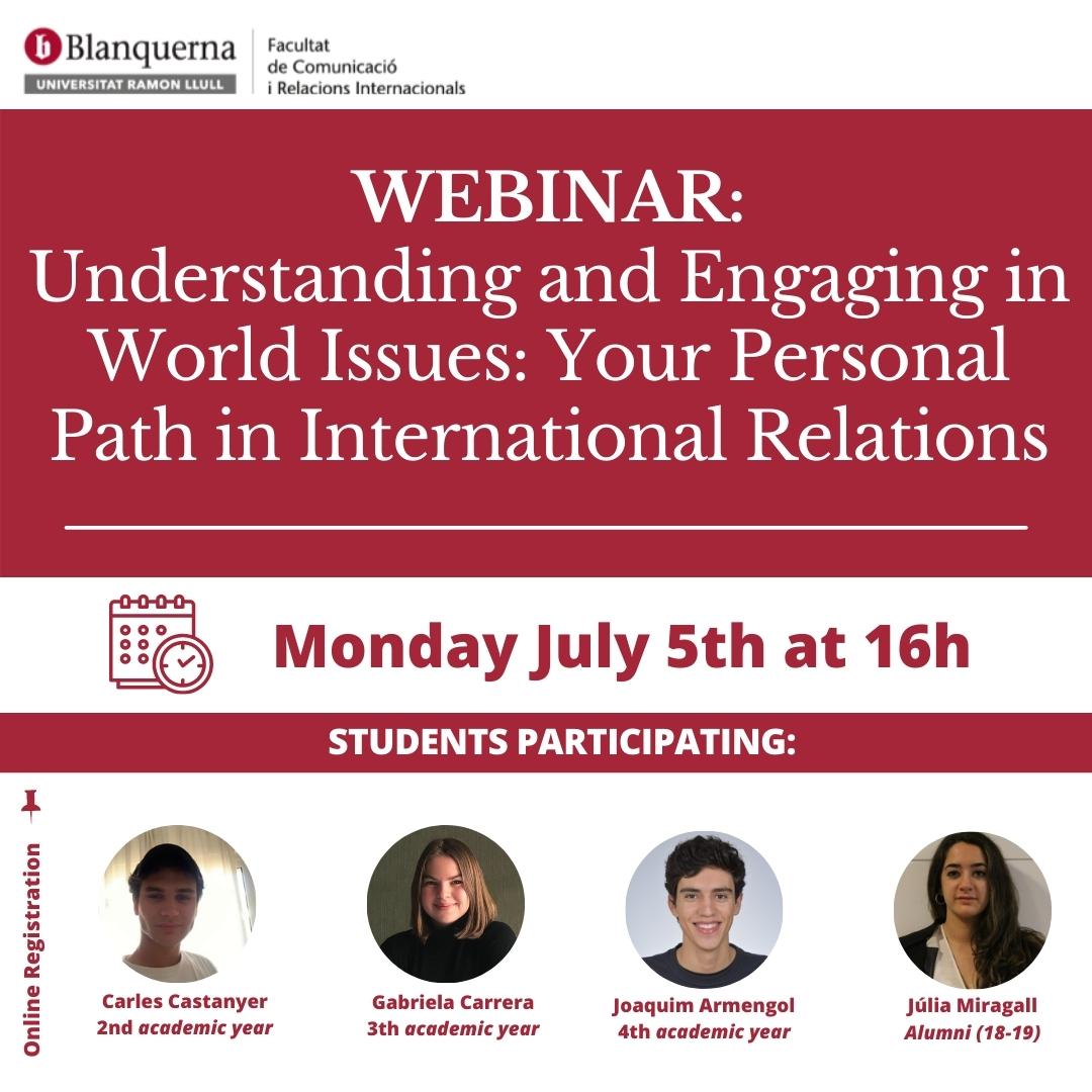 Webinar: Understanding and Engaging in World Issues