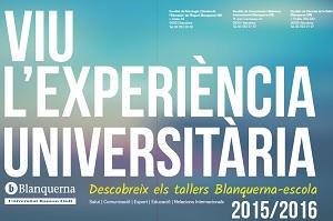 Blanquerna-URL invita a conocer la Universidad a través de los Talleres Blanquerna-Escuela