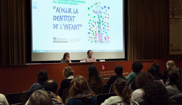 El Dr. Vicenç Arnáiz y la Dra. Àngels Geis a la III Jornada d'experiències professionals innovadores en l'educació infantil