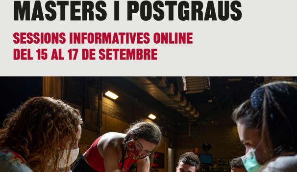 Blanquerna Masters Live: del 15 al 17 de setembre, sessions informatives online