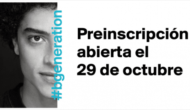 El 29 de octubre se abre el periodo de preinscripción para el curso 2020-2021