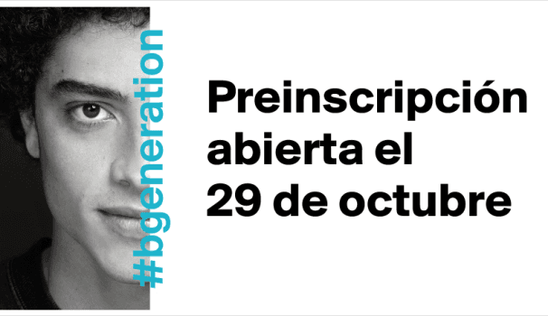 El 29 de octubre se abre el periodo de preinscripción para el curso 2020-2021