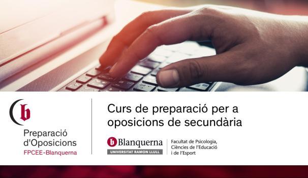 Blanquerna-URL t'ajuda a preparar les oposicions d'educació