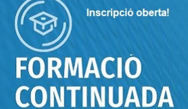 Nous cursos de Formació Continuada: abril-juny 2021