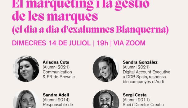 El màrqueting i la gestió de les marques (el dia a dia d’exalumnes Blanquerna)