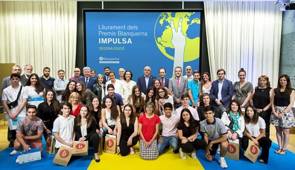 El Instituto Montgròs de Sant Pere de Ribes, la escuela San Ramon Nonat de Collblanc, y la escuela Vedruna de Gracia son los ganadores de la segunda edición de los Premios Blanquerna Impulsa 