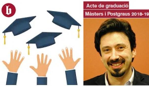 Acte de graduació de la 1a promoció de Màster i Postgrau de la Facultat