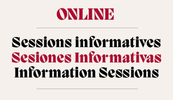 sessions informatives online