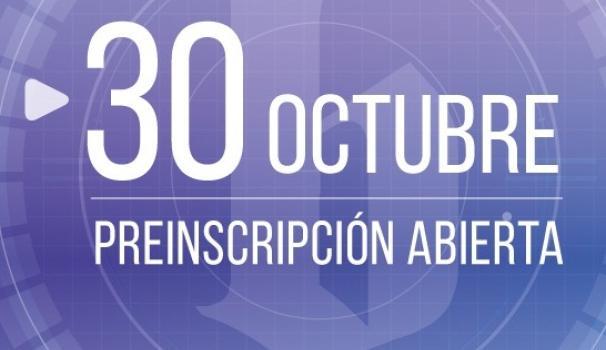 El día 30 de octubre se abre el periodo de preinscripción para el curso 2019-2020