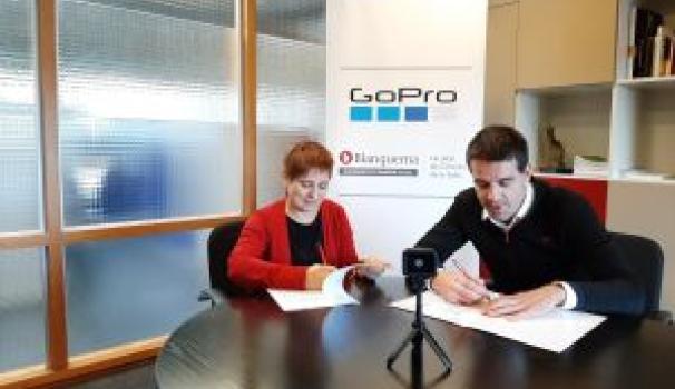 Blanquerna Salud y GoPro firman un convenio de colaboración