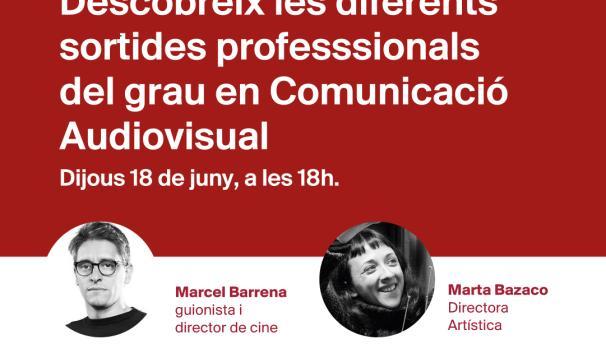 Nou webinar: Comunicació Audiovisual, del guió a la direcció d’art