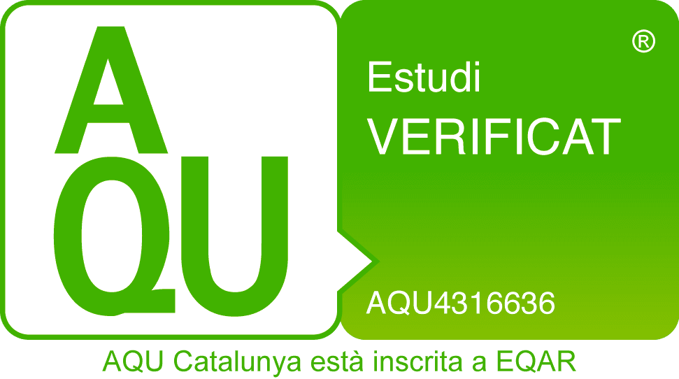 Segell AQU Màster Universitari en Fisioteràpia dels Esports d'Equip