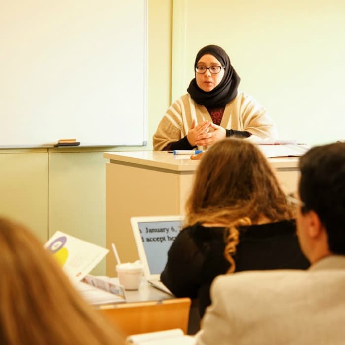 Conference of Hanan Ben Rhouma, editor-in-chief of Saphir News