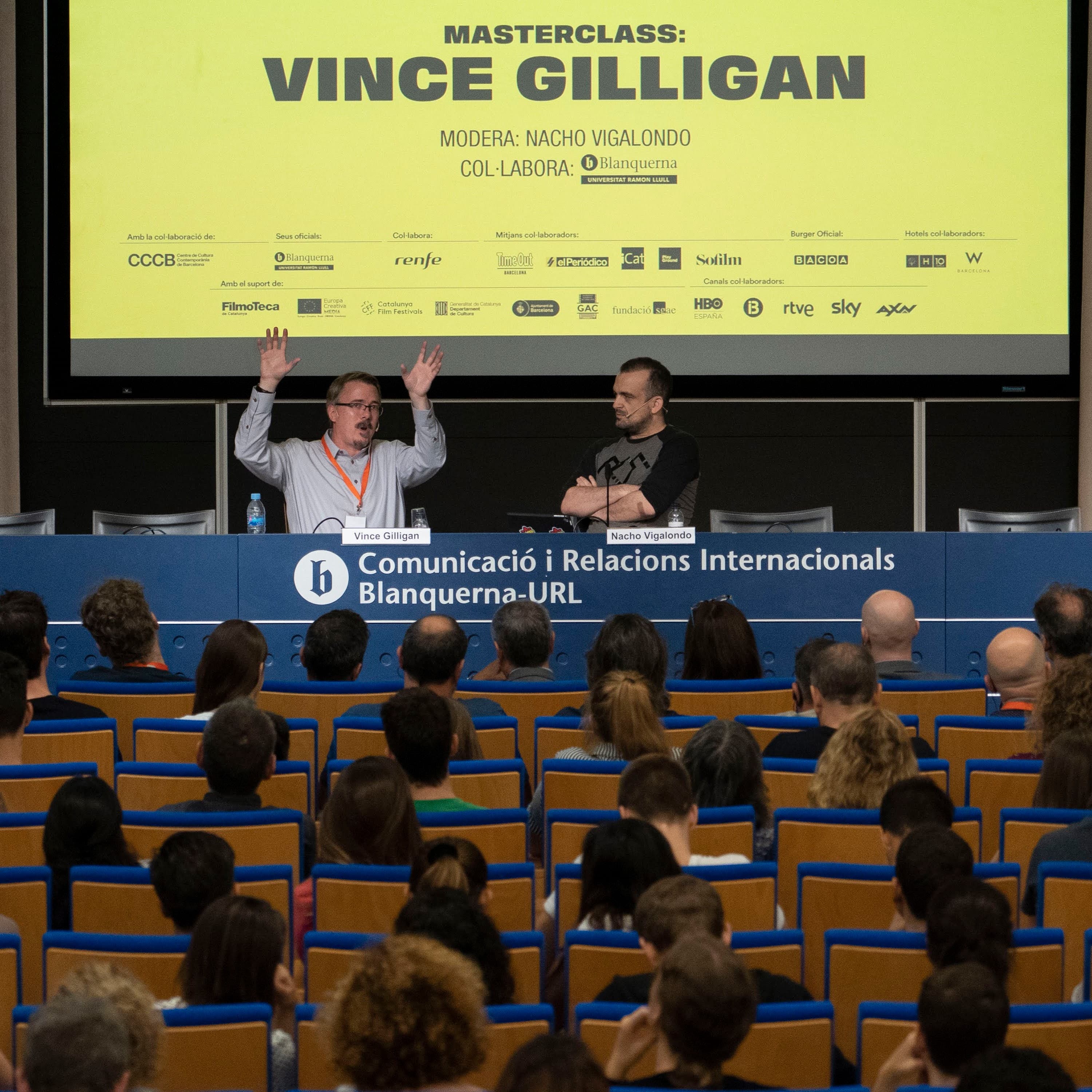«Better Call Vince», a masterclass at Blanquerna